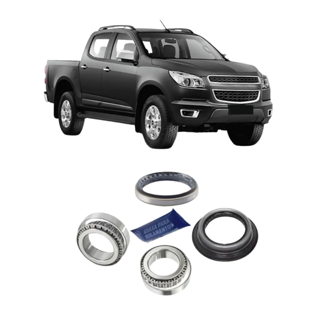 01 Kit rolamento roda dianteira S10 2.4 2.5 2.8 8v/16v GM TRAILBLAZER 2.8 3.6 16V/24V ASH089K