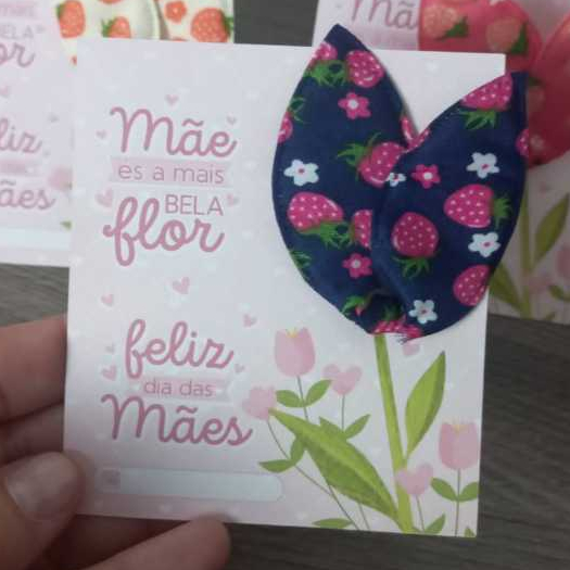 Kit Lembrancinha dia das mães-Mimo dia das mães-Flor dia das mães-Cartão xuxa dia das mães