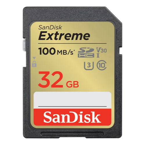 Cartão De Memória Sdhc Sandisk 32gb Cartão Sd 100mbs C10 V3 SDSDXVT-032G-GNCIN UHS-I U3