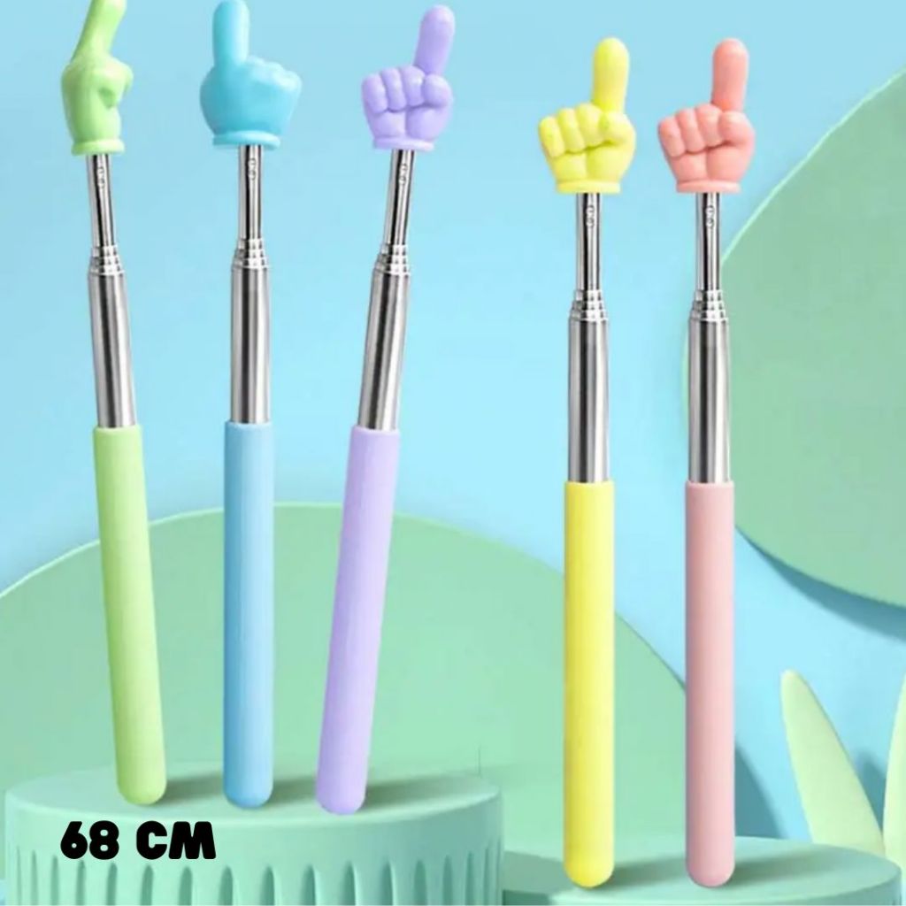 Bastão de Leitura Grande 68cm Extensível Guia para Leitura no Quadro Escolar Professor Educador em Oferta na Shopee
