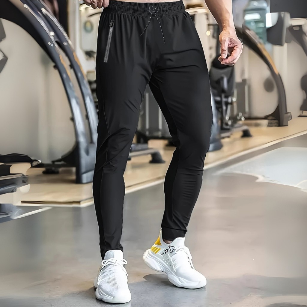 Calça Dry Fit Jogger Masculina Esportiva Leve Esportiva Com bolsos Linha Premium Slim Fit Elastano Top