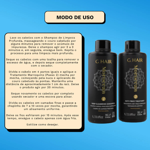 Ghair Escova Progressiva Marroquina 2x1000ml