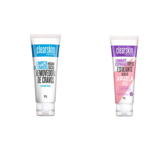 Avon Clearskin Máscara Facial Removedora de Cravos 50g e Argila Rosa