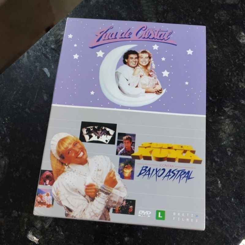 BOX DVD XUXA FILMES /LUA DE CRISTAL/ SUPER XUXA CONTRA O BAIXO ASTRAL NÃO LACRADO EM PERFEITO ESTADO DE CONSERVAÇÃO