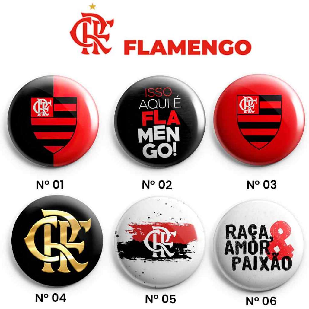 Botons Pin Flamengo: Onde Comprar | BuscaProdutos