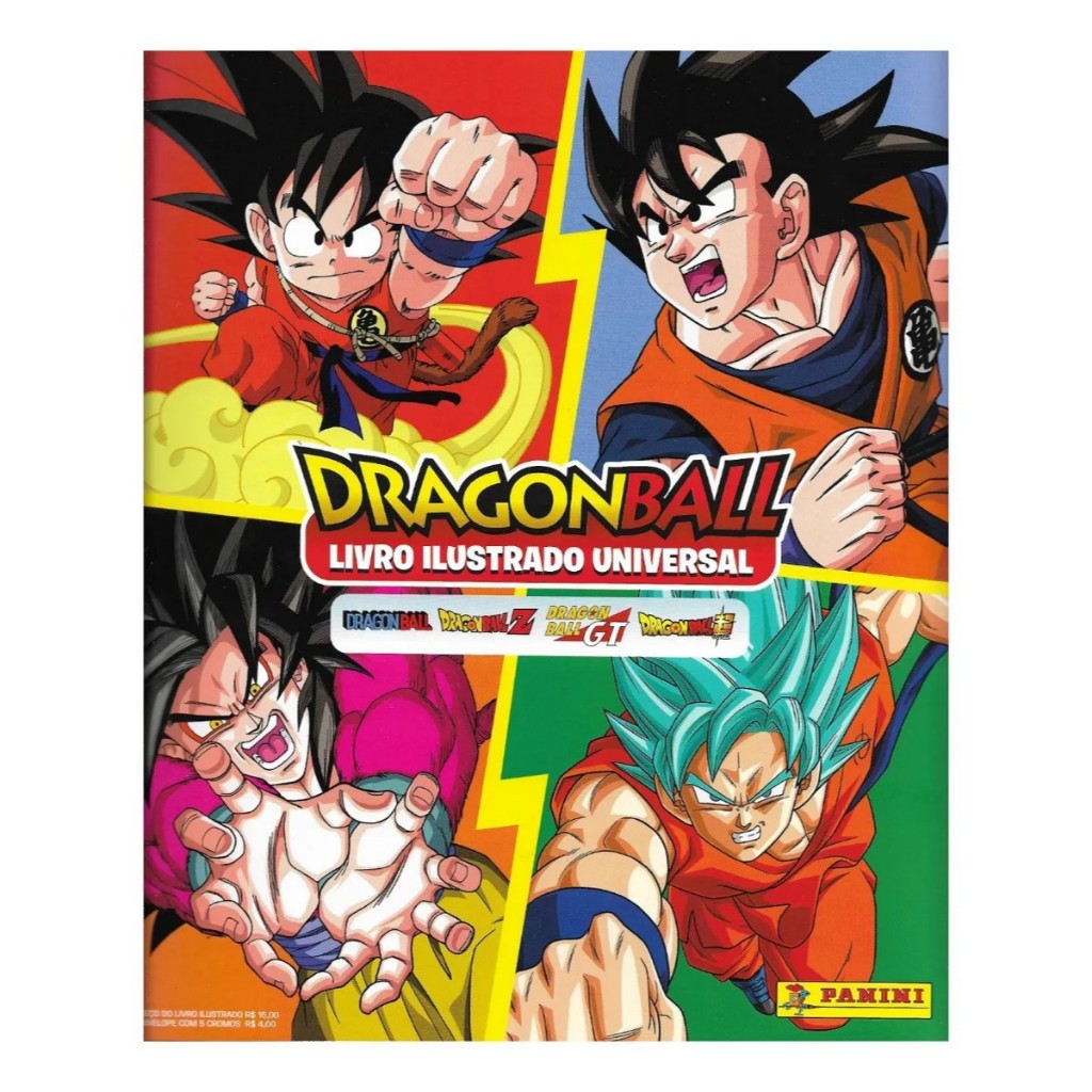 Album de figurinhas Dragon Ball Universal VAZIO