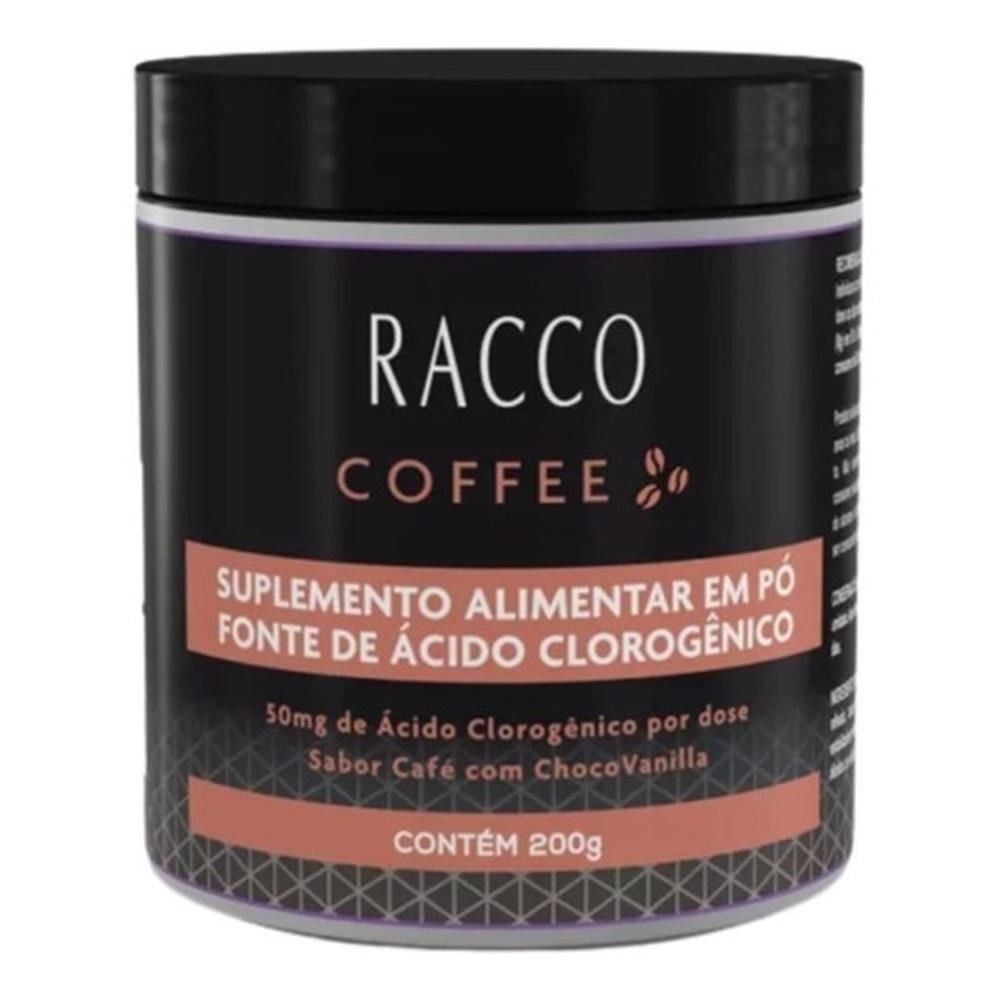Suplemento alimentar Coffee Chocovanilla Pré Treino em Pó Solúvel 200g 967 Racco