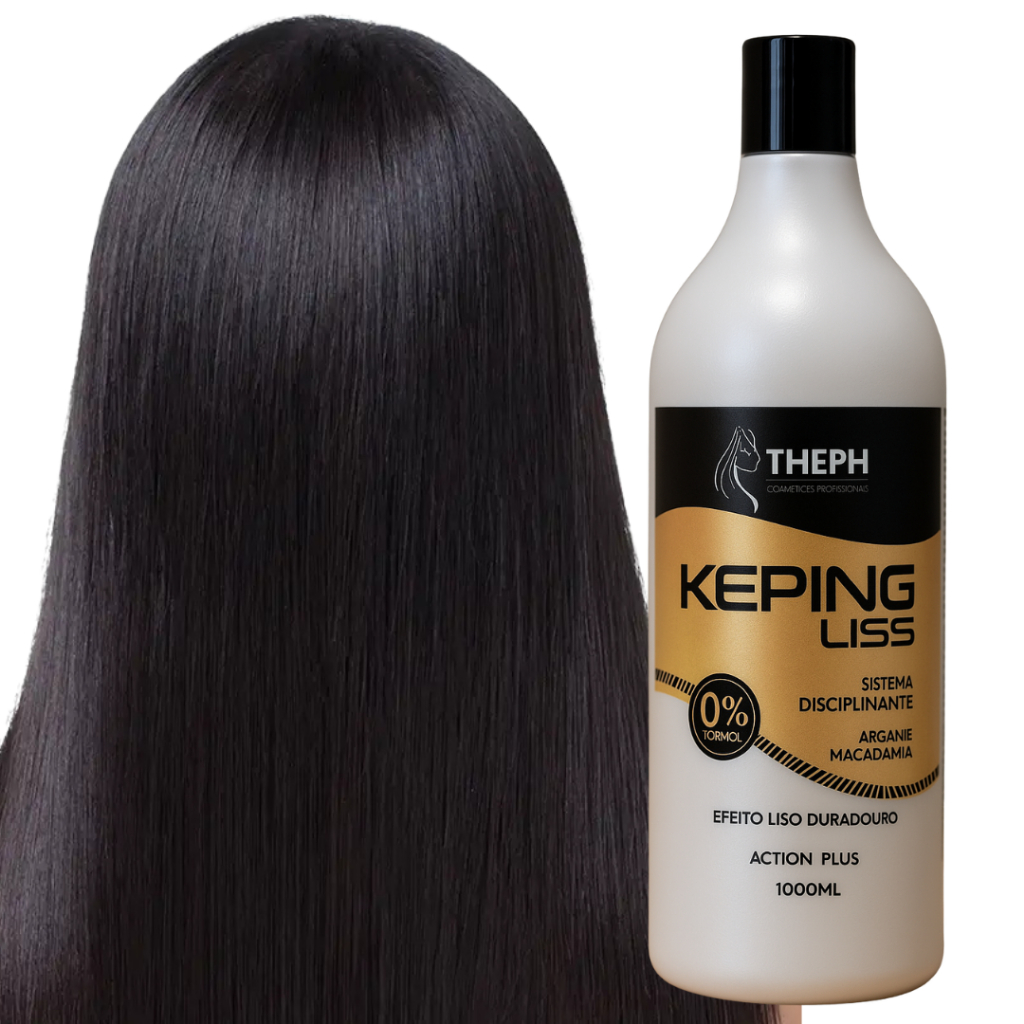 Selagem Capilar Keping Liss Sem Formol 1kg em Oferta na Shopee