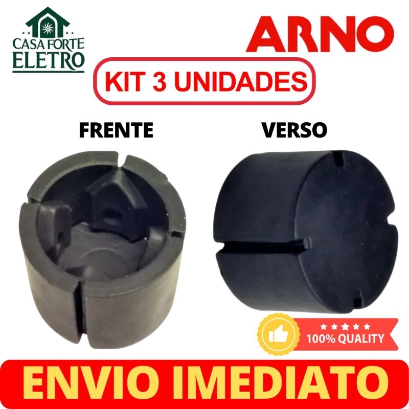 Kit com 3 Arrastes de Borracha p/ Liquidificador Arno Magiclean Performa