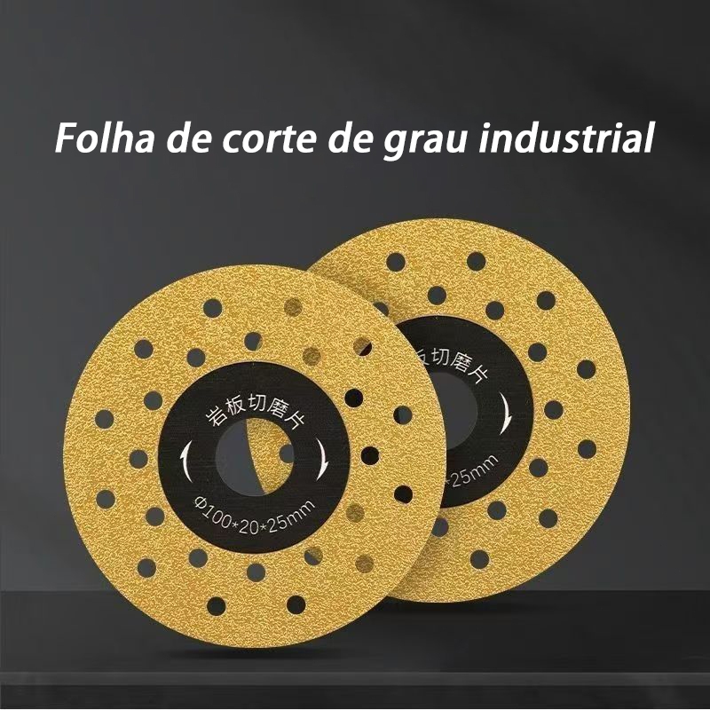 Disco De Corte Super Fino De 100/115mm De Diâmetro Para Telha Cerâmica De Vidro Porcelanato Mármore Diamante