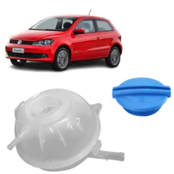 Reservatório de Água + tampa Volkswagen Gol G5 1.0 1.6 - 8 valvulas 2008 até 2012 Todos
