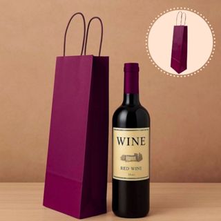 10~50 SACOLA PARA VINHO MARSALA 13,5 X 8 X 39  (LC) - REF:00 OFF em Oferta na Shopee
