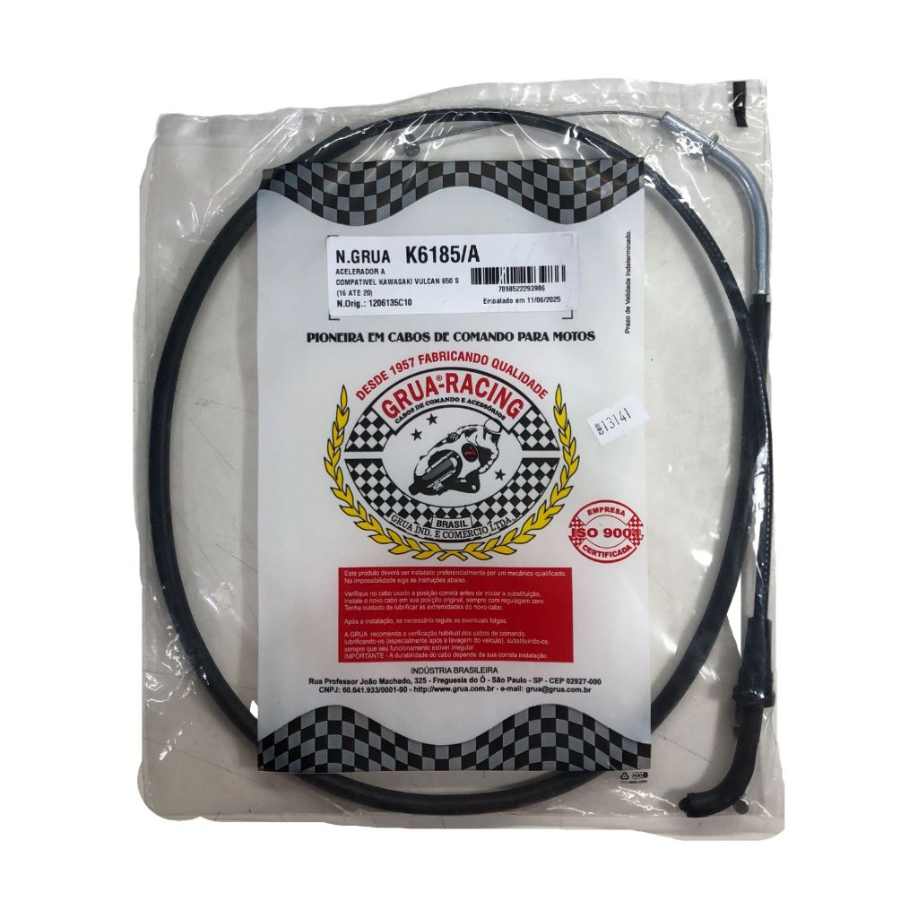 Cabo Acelerador A Kawasaki Vulcan 650S 2016-2020 (Grua)