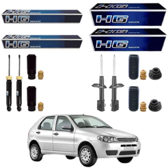 KIT 4 AMORTECEDOR PALIO 2001 A 2009 ORIGINAL NAKATA + KITS