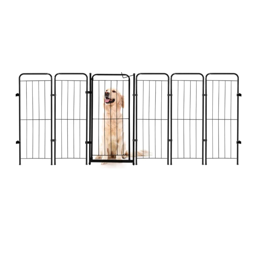 Cercado Para Pet 5 Módulos + Portão 98cm Utilyse Chiqueirinho para Criança ou Cachorro Gato Coelho