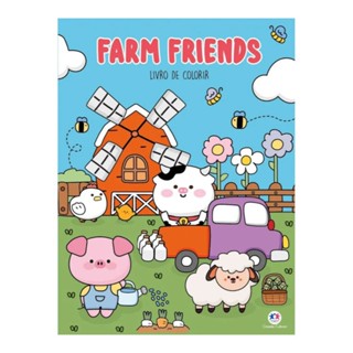 Livro de Colorir - Farm Friends - Capa Flexivel em Oferta na Shopee