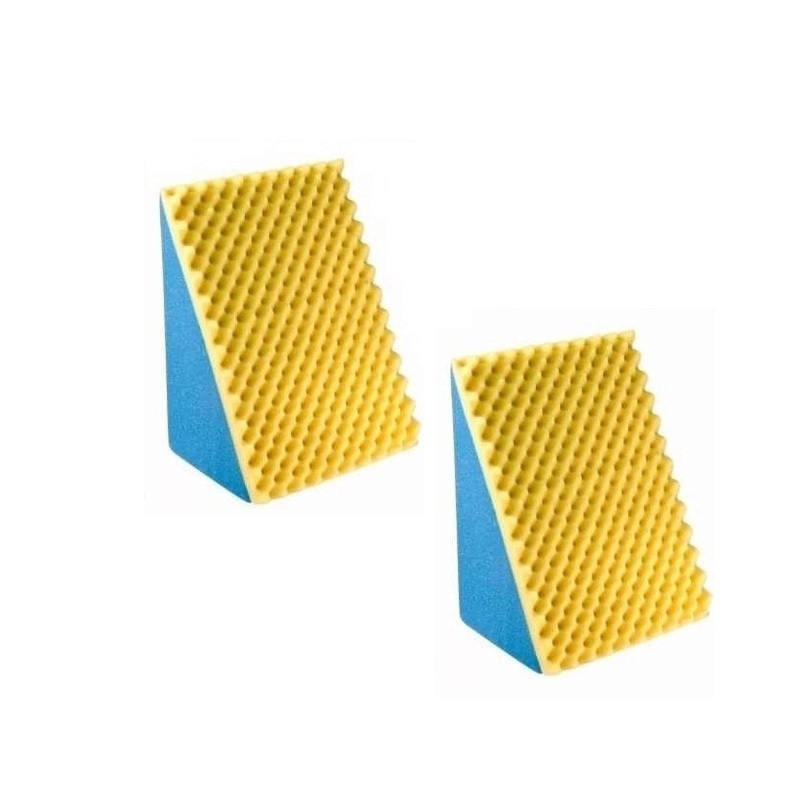 Kit com 2 travesseiros de espuma macio para descanço relaxante previne dor nas costas em Oferta na Shopee