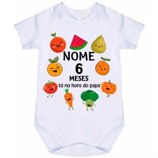 BODY BEBÊ TÁ NA HORA DO PAPA 1354A em Oferta na Shopee