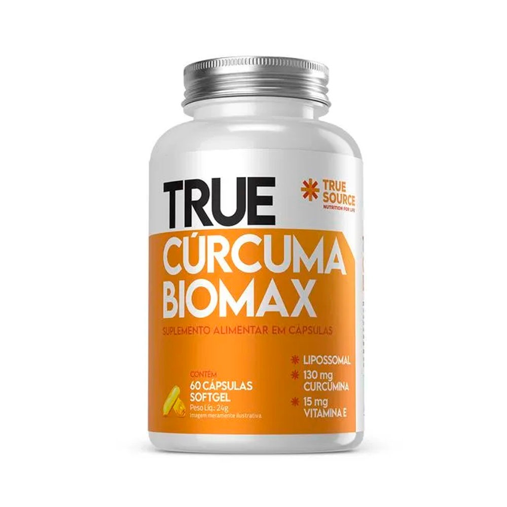 True Cúrcuma Biomax Lipossomal - 60 Cápsulas - True Source