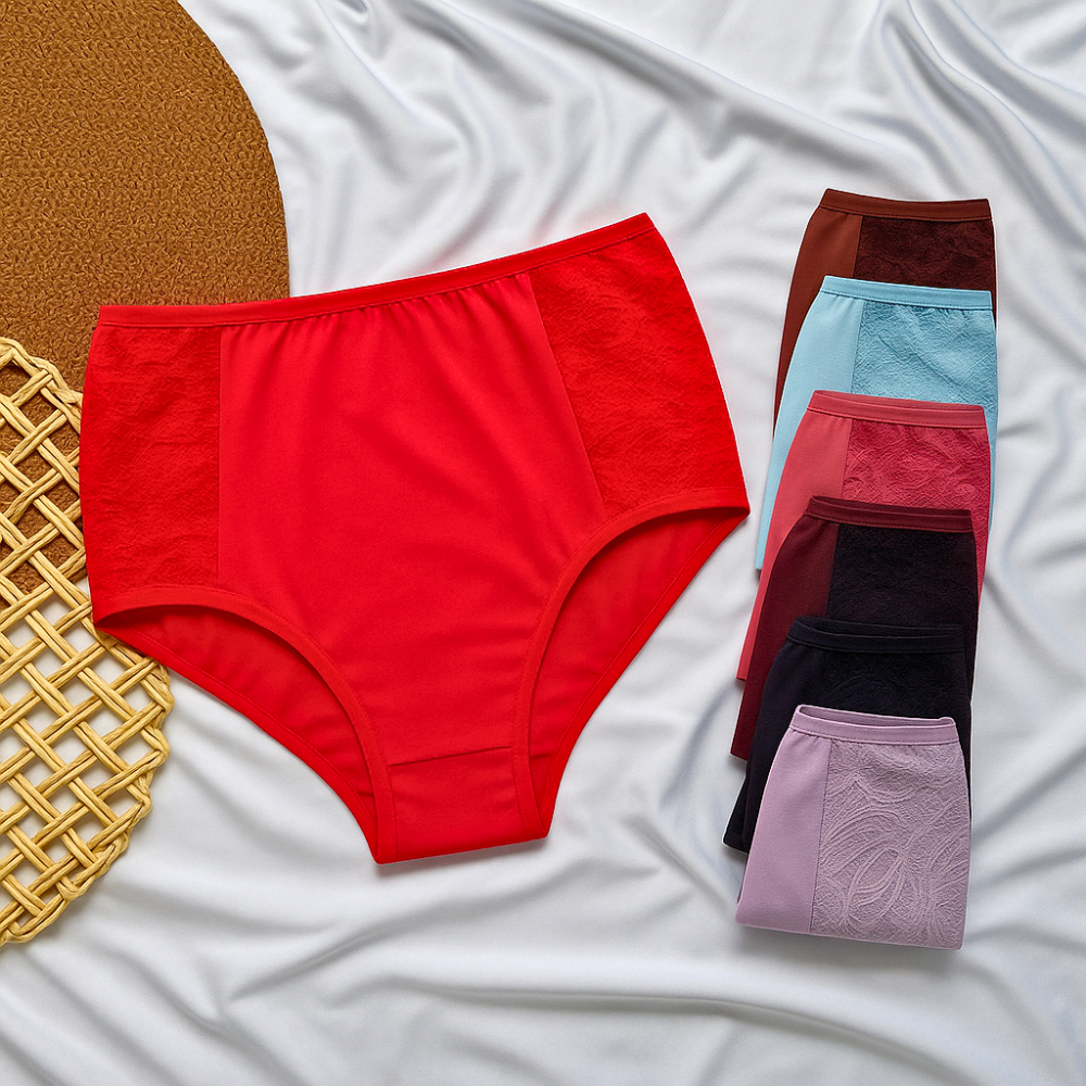 Kit Calcinha Cintura Alta Calçola Senhora Plus Size e Regular Lingerie Moda Íntima Feminina  M ao 52 em Oferta na Shopee