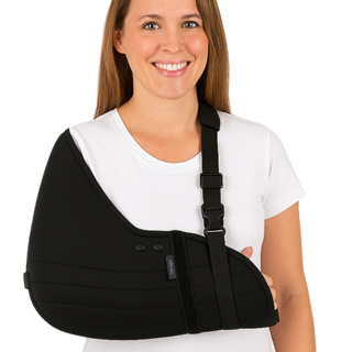 Tipoia Bilateral Tamanho Imobilizadora Confortável Velpeau Estofado Clavicula Braço Ajustável Preto em Oferta na Shopee