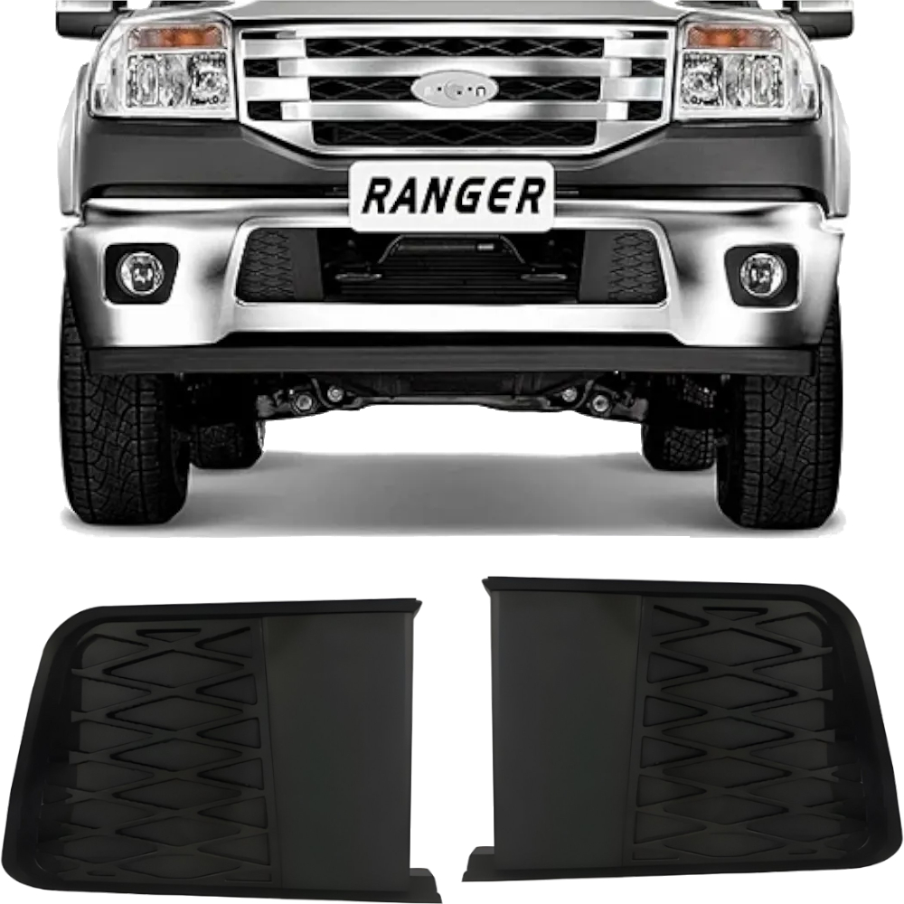 Par Grade Tela Parachoque Dianteiro Ranger 2009 2010 2011 2012
