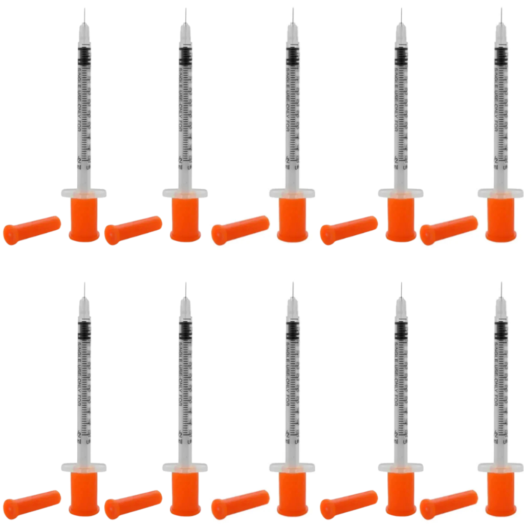 Seringas para Insulina 0,5ml com Agulha 5mm x 0,23mm Uniqmed - 10 Seringas