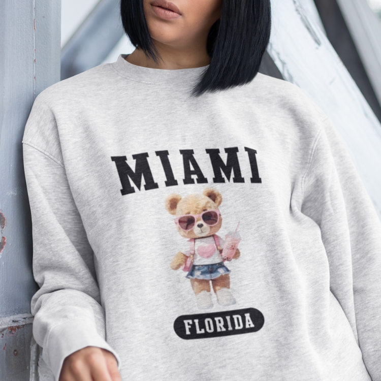 moletom feminino moletom gola careca moletom sem capuz moletom careca urso