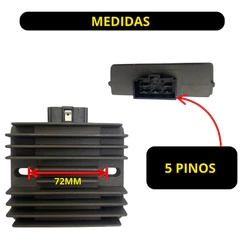 Regulador Xt 660 R3 R6 Mt 03 Retificador Voltagem