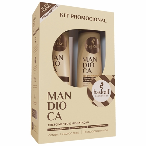 Promopack Haskell 500ml e Máscara 900gr Mandioca