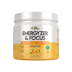 Pré Treino Energyzer & Focus (sem cafeína) - 450g - True Source