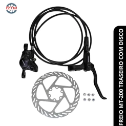 FREIO A DISCO HIDRÁULICO SHIMANO MT200 TRASEIRO DIREITO MANETE PINÇA