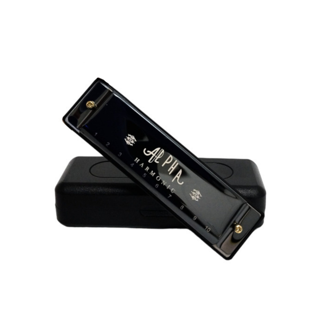 Gaita de Boca Preto Diatônica em Dó (c) Harmónica Blues