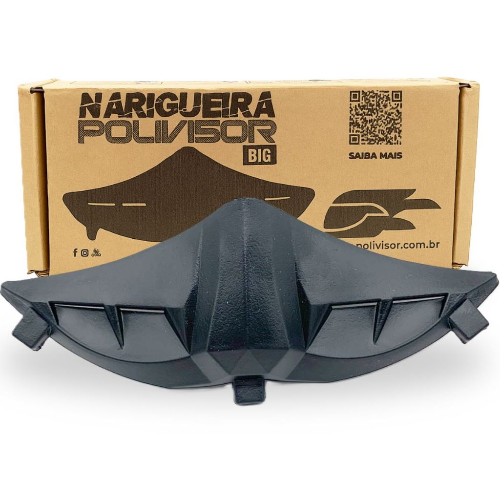 Narigueira Big Super Alta Capacete LS2 FF358 FF535 FF396 Norisk FF302 em Oferta na Shopee