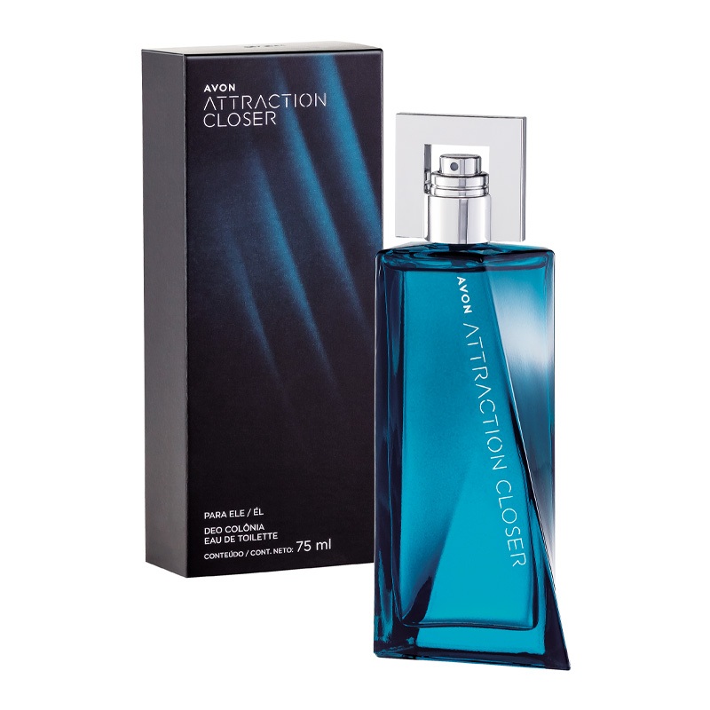 Perfume Masculino Avon Deo Colônia Attraction Closer Original 75 ml