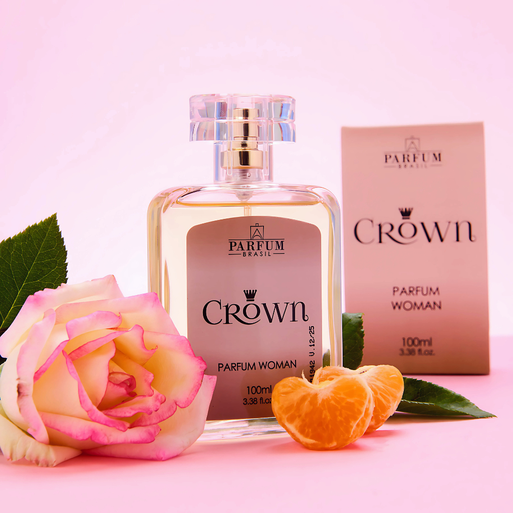Perfume Crown Feminino Floral Verde Musk Primavera Alta Fixacao Eau de Parfum Parfum Brasil