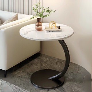 Mesa Decorativa Lateral Canto Redonda Apoio Sofá Cama Multiuso em Oferta na Shopee