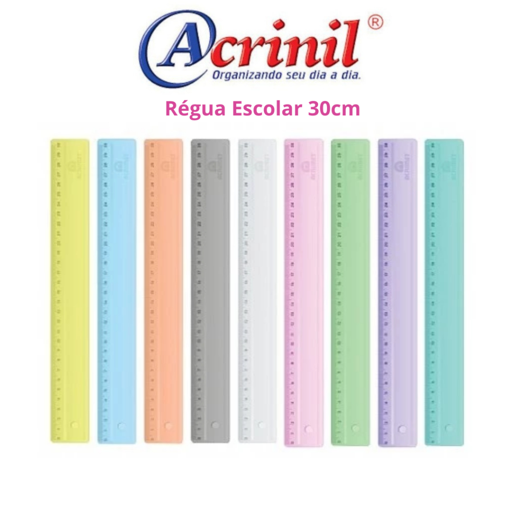 Régua Transparente Grossa: Onde Comprar | BuscaProdutos