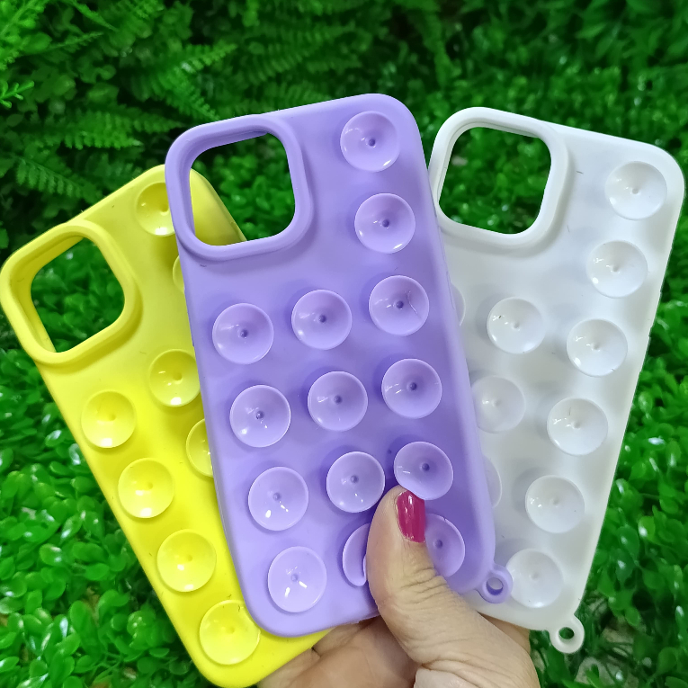 Capa Capinha Ventosa De Silicone Para Iphone XR 11 12 12 PRO 12 PRO MAX 13 13 PRO 13 PRO MAX