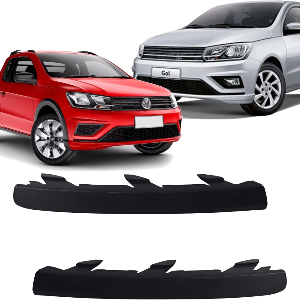 Par Friso Grade Parachoque Gol G8 & Voyage G8 & Saveiro G7 Robust 2018 2019 2020 2021 2022 em Oferta na Shopee