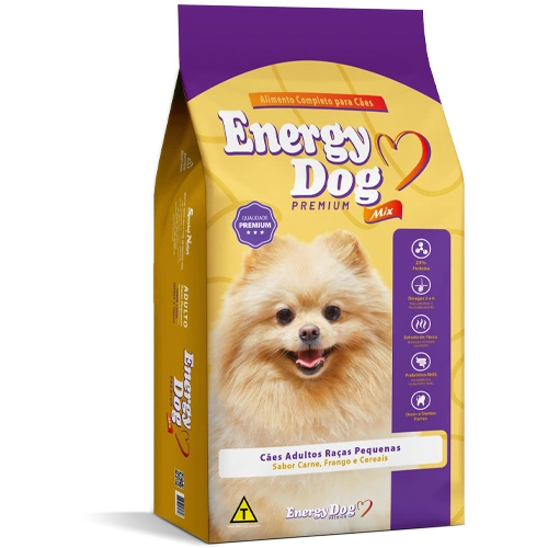 RAÇÃO Energy Dog Raças Pequenas – 7 kg | Mini Grãos & Alta Digestibilidade em Oferta na Shopee