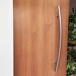Puxador Porta Duplo Aço Inox Belíssima Economy 70 cm em Oferta na Shopee