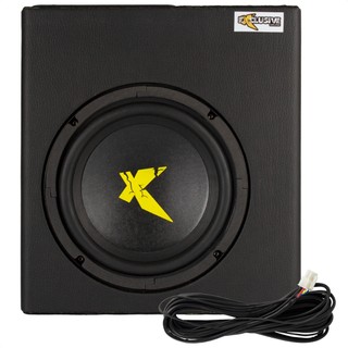 Caixa Amplificada Mini Slim Exclusive Xc 200 Subwoofer 200 Wrms C/ Chicote 4,5 Metros