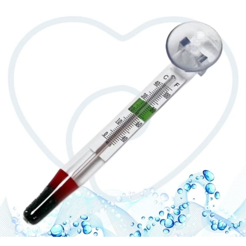 Termometro Vidro Com Ventosa Para Aquários Aqua tank