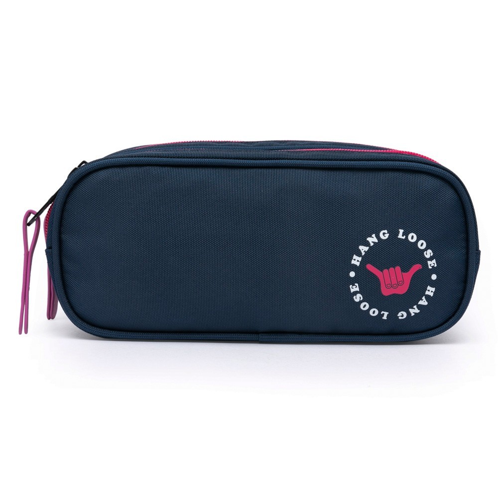 Estojo Escolar Hang Loose Masculino 2 Compartimentos em Oferta na Shopee