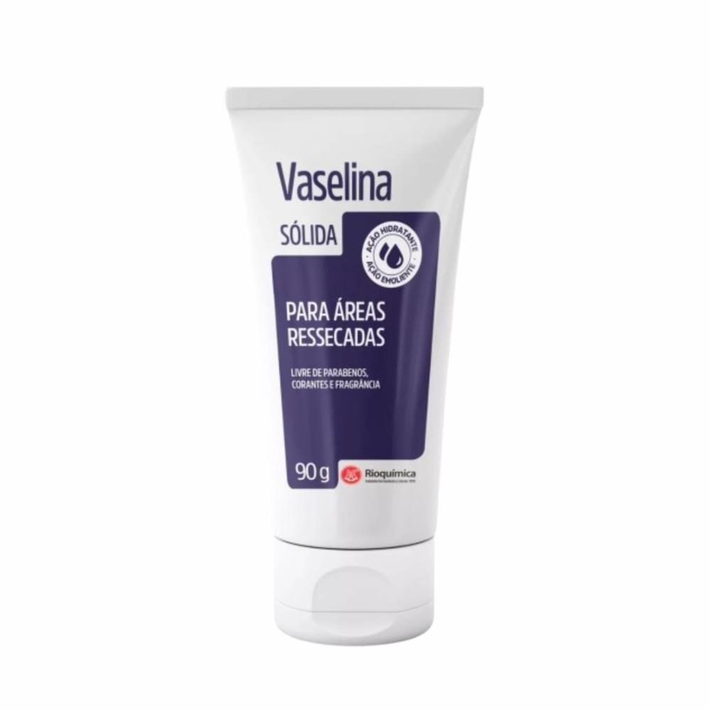 Vaselina Sólida Bisnaga RioQuímica 90g: Hidratação Intensiva e Proteção Onde Você Mais Precisa