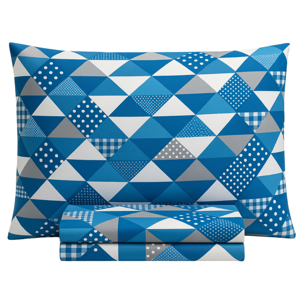 Jogo de Lençol SOLTEIRO Estampado Ponta Palito Com Elástico 2 Peças 100% Algodão em Oferta na Shopee