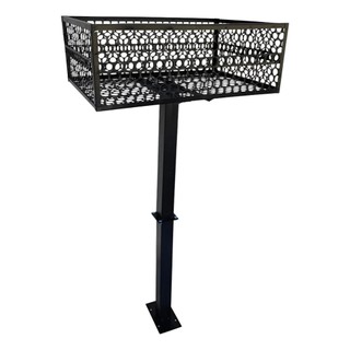 Lixeira Cesto De Lixo Externo 60 X 40 Cm Calçada Residência Condomínio RHR-1113