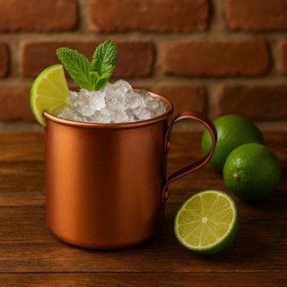 Caneca Copo Para Moscow Mule 20, 30, 40, 50 e 100 Unidades 350ml Estilo Retrô