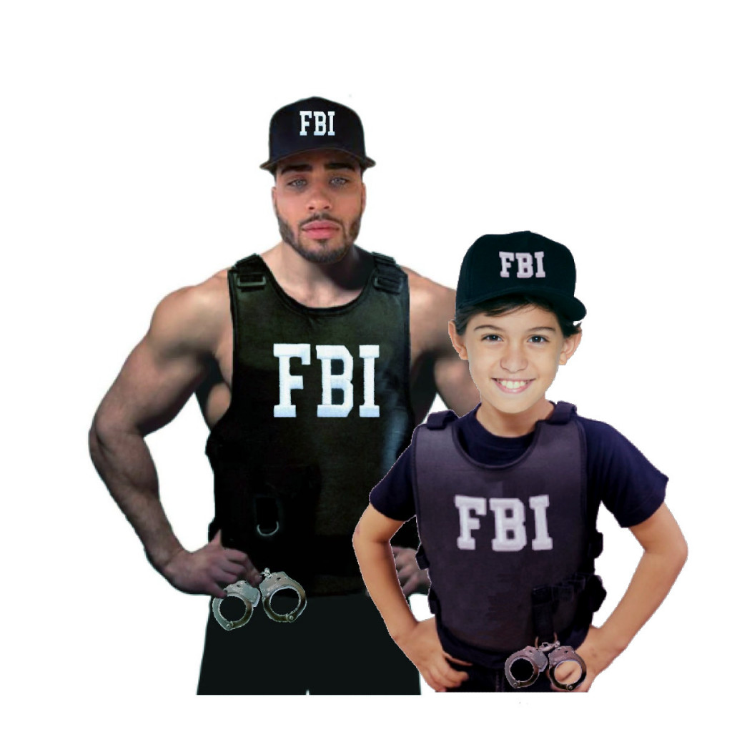 Colete Policial Fantasia Carnaval Cosplay Adulto e Infantil (EVA)